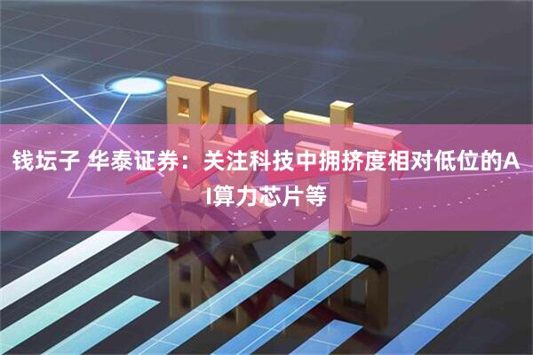 钱坛子 华泰证券：关注科技中拥挤度相对低位的AI算力芯片等