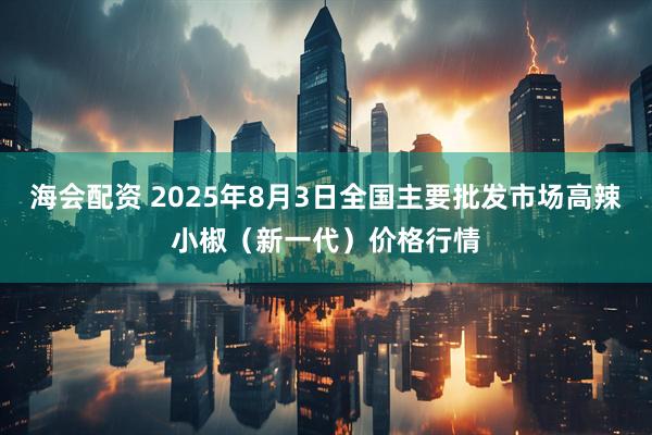 海会配资 2025年8月3日全国主要批发市场高辣小椒（新一代）价格行情